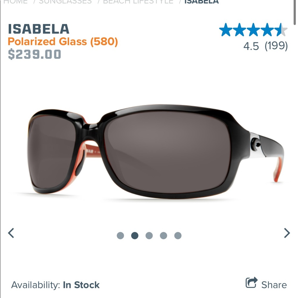 Costa Del Mar Isabella Sunglasses